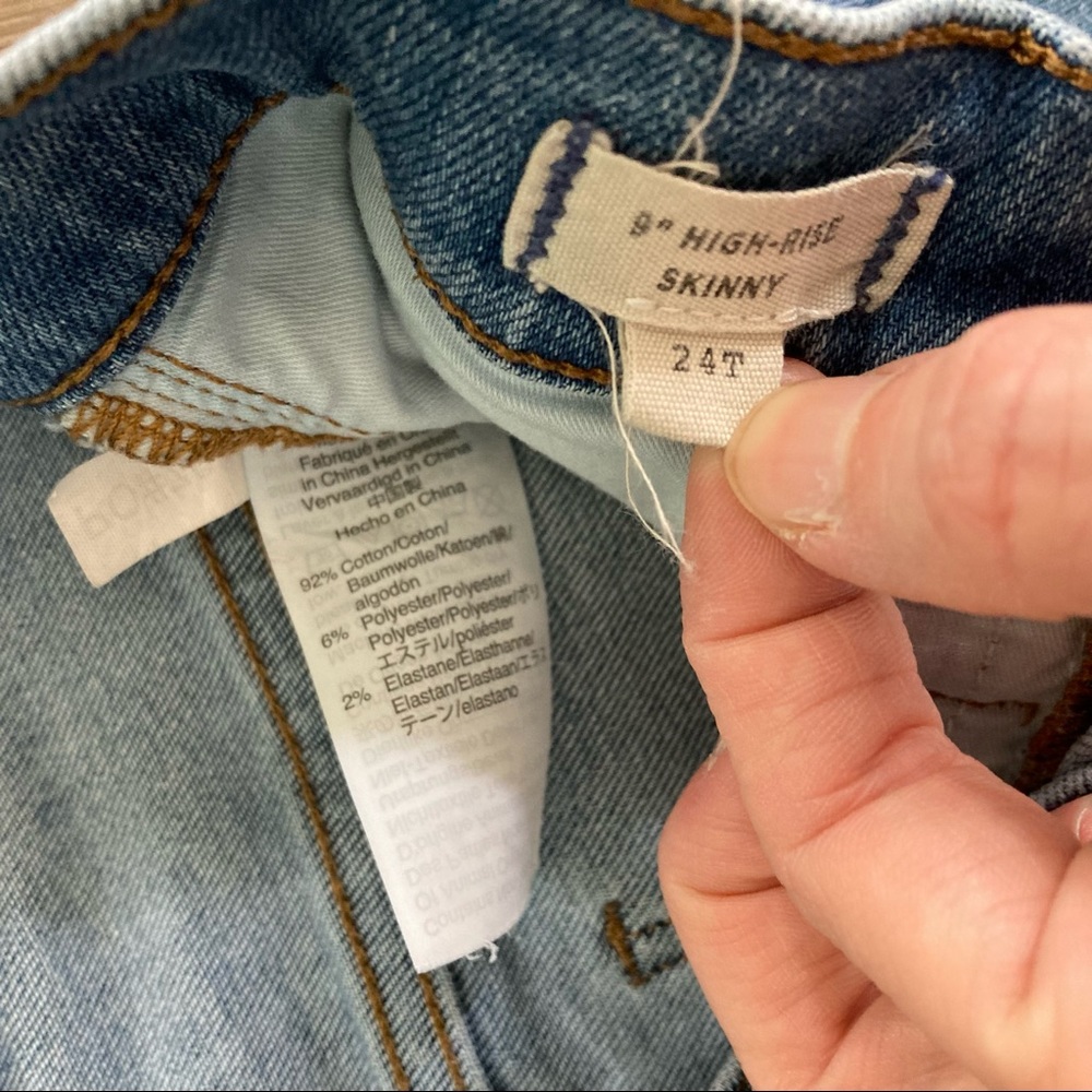 Madewell Tall 9" Mid-Rise Skinny Jeans in Frankie Wash - Picture 6 of 8